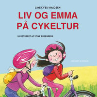 Liv og Emma på cykeltur - Line Kyed Knudsen