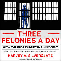 Three Felonies A Day: How the Feds Target the Innocent - Harvey A. Silverglate