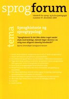 Sproghistorie og sprogtypologi - Hanne Leth Andersen, Annette Sondergaard Gregersen, Pia Zinn Ohrt, Nanna Bjargum, Birte Dahlgreen